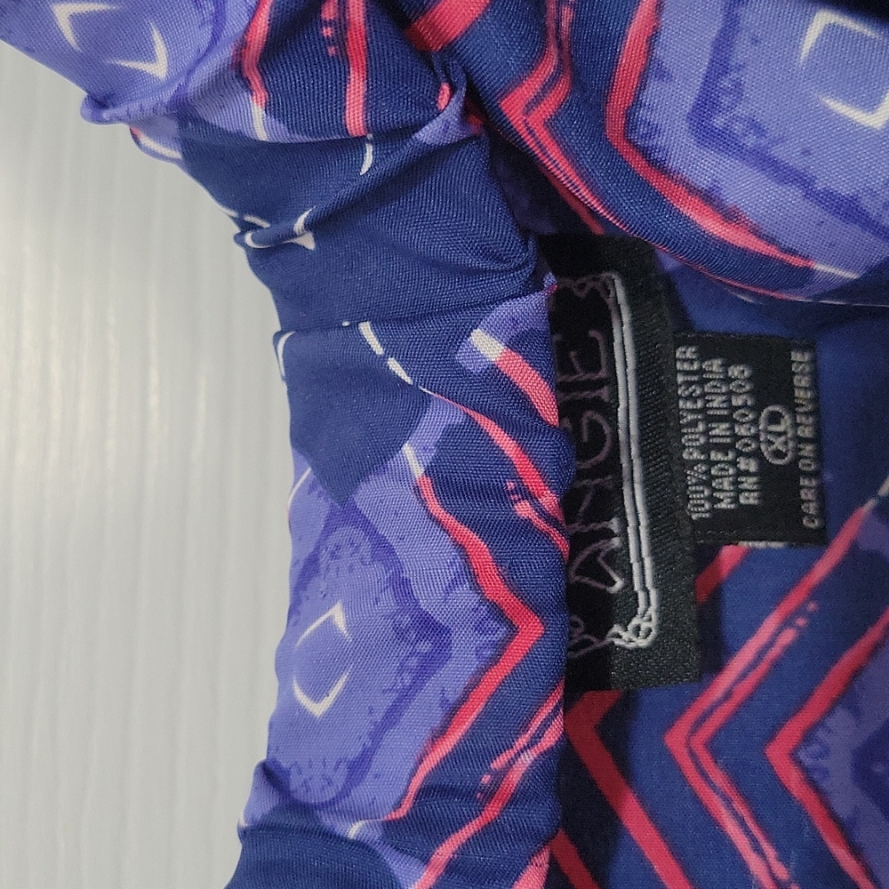 Strapless Colorful Tribal Patterened Maxi Dress XL - Picture 2 of 12
